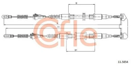 LINKA - HAMULEC RECZNY COF 11.5854 COFLE 92115854