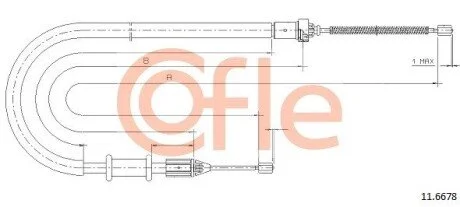 Автозапчасть COFLE 92116678