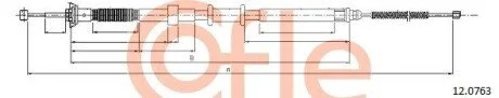 LINKA - HAMULEC RECZNY COF 12.0763 COFLE 92120763