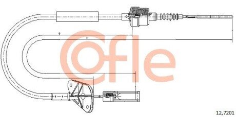 LINKA SPRZEGLA COF 12.7201 COFLE 92127201