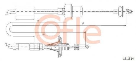 LINKA SPRZEGLA COF 15.1314 COFLE 92151314