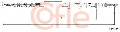 PRZEWOD HAMULC ELAST COF 1651.20 COFLE 92165120