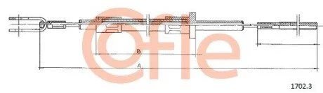 LINKA SPRZEGLA COF 1702.3 COFLE 9217023 (фото 1)