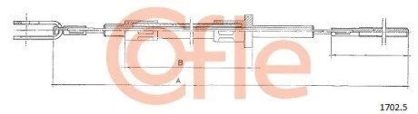 LINKA SPRZEGLA COF 1702.5 COFLE 9217025