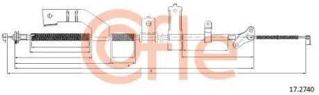 LINKA - HAMULEC RECZNY COF 17.2740 COFLE 92172740