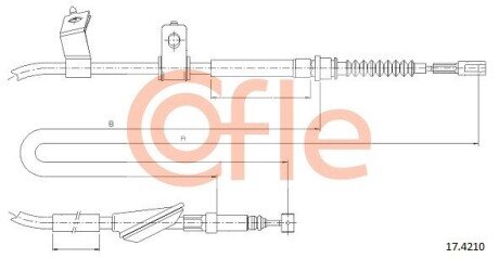 LINKA - HAMULEC RECZNY COF 17.4210 COFLE 92174210