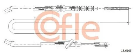 LINKA SPRZEGLA COF 18.6103 COFLE 92186103
