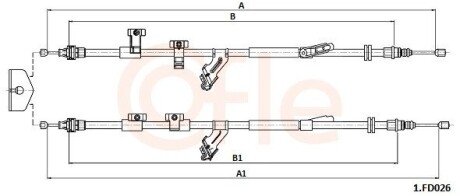 Linka ham.r. FO KUGA 12- COFLE 921FD026 (фото 1)