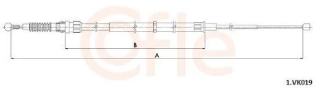 Linka ham.r. VW JETTA 11- DISC COFLE 921VK019