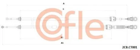 Linka zmiany biegów CI C5 (X7) 08- COFLE 922CBCT001