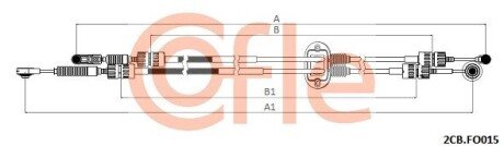 Linka zmiany biegów FO FOCUS C-MAX 03- COFLE 922CBFO015