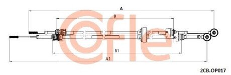 Linka zmiany biegów OP INSIGNIA 08- COFLE 922CBOP017