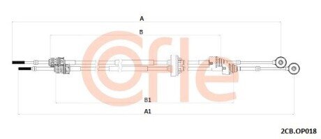 Linka zmiany bieg OP ASTRA J 12- COFLE 922CBOP018