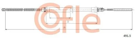 LINKA - HAMULEC RECZNY COF 491.5 COFLE 924915