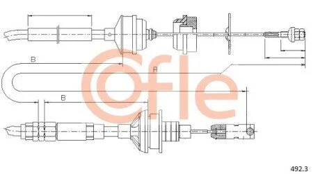 LINKA SPRZEGLA COF 492.3 COFLE 924923