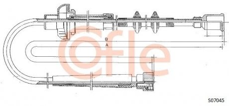 LINKA - TACHOMETR COF S07045 COFLE 92S07045 (фото 1)