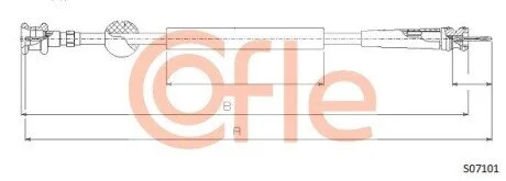 LINKA - TACHOMETR COF S07101 COFLE 92S07101