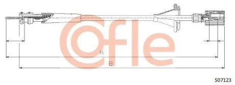 LINKA - TACHOMETR COF S07123 COFLE 92S07123