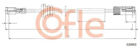 LINKA - TACHOMETR COF S20003 COFLE 92S20003