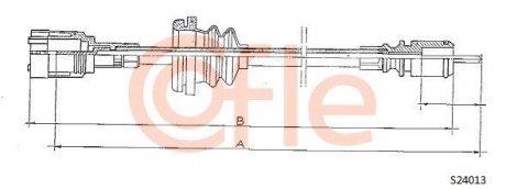 LINKA - TACHOMETR COF S24013 COFLE 92S24013