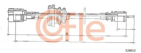 LINKA - TACHOMETR COF S24013 COFLE 92S24013