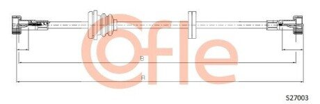 LINKA - TACHOMETR COF S27003 COFLE 92S27003