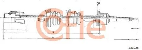 LINKA - TACHOMETR COF S31025 COFLE 92S31025