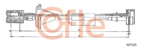 Трос спідометра COFLE S07125
