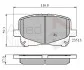 Колодка гальм. диск. toyota camry 2.2, 3.0 24v, 3 ADB0904 