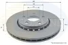 ADC1593V Comline - Диск гальмівний вентильований з покриттям ADC1593V