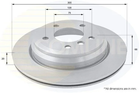 Фото 1 - гальмівний диск COMLINE ADC1761V Гальмівний диск COMLINE ADC1761V (фото 1)