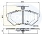 Гальмівні колодки, дискове гальмо (набір) COMLINE CBP0511 (фото 1)