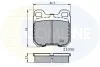 - Гальмівні колодки до дисків COMLINE CBP0741 (фото 1)