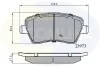 Гальмівні колодки, дискове гальмо (набір) COMLINE CBP0984 (фото 1)