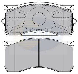 - Гальмівні колодки до дисків COMLINE CBP9075K