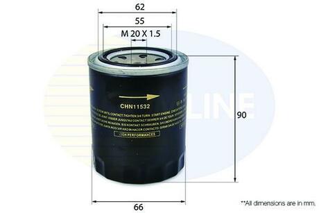 - Фільтр оливи (аналогWL7107/OC115) COMLINE CHN11532