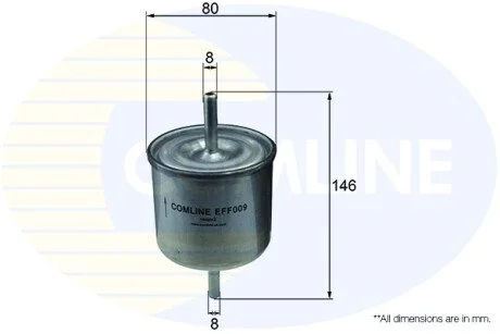 - Фільтр палива (аналогWF8069/KL61) COMLINE EFF009