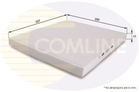 - Фільтр салону (аналогWP9302/LA301) COMLINE EKF204