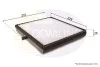 EKF256 Comline - Фільтр салону ( аналогWP9238/LA362 ) EKF256