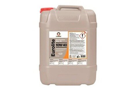 Моторное масло Eurolite 10W-40 полусинтетическое 20 л COMMA EUL20L