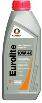 Масло для двигателя COMMA EUROLITE 10W40 1L