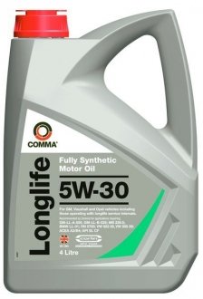 Масло для двигателя COMMA LONG LIFE 5W30 4L