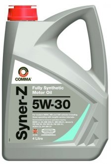 Масло для двигателя COMMA SYNER-Z 5W30 4L