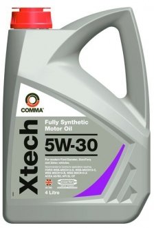 Масло для двигателя COMMA X-TECH 5W30 4L