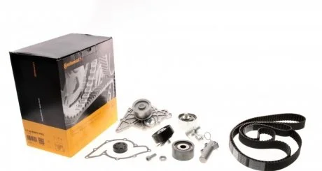 Комплект ГРМ + помпа Audi A4/A6/A8 97-05/VW Passat 2.5TDI 97-05 (30x207z/23.9x87z) Contitech CT1015WP2PRO