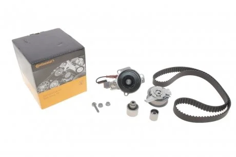 Комплект ГРМ, пас+ролик+помпа Contitech CT1168WP4