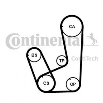 Автозапчасть Contitech CT839K2PRO