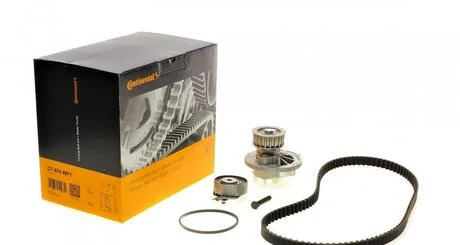 Комплект ГРМ, пас+ролик+помпа Contitech CT874WP1