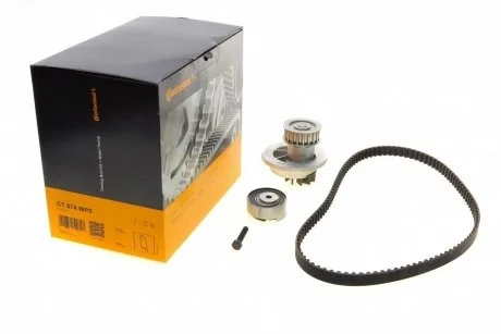 Комплект ремня ГРМ + помпа Conti Lanos/Aveo Contitech CT 874 WP5