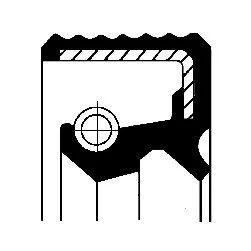 Ущільнююче кільце ступінчатої коробки передач. Уплотняющее кольцо, раздаточная коробка CORTECO 01035208B